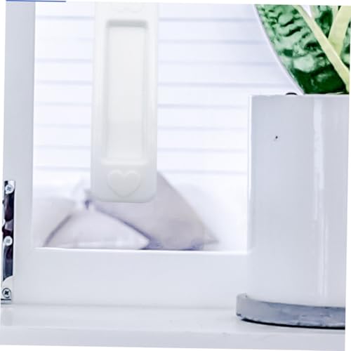 healvian 6個 粘?式ラベルなし粘着引き出しノブ 製 キズ防止キャビネット取っ手 クローゼット用プルハンドル 家用簡単取付け