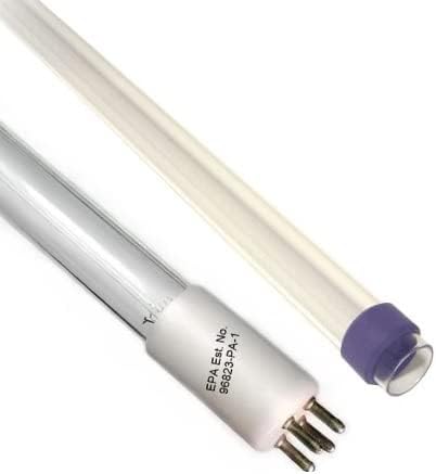 LSE Lighting Combo 25W lámpara UV y funda de cuarzo A10025 para Aqua 25W con sello de goma