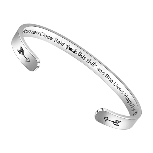Btysun Bracelets for Women Mothers Day Bracelet Gifts from Daughter Inspirational Gifts for Women Graduation Gifts for Her Motivational Birthday Cuff Bangle Friendship Personalized Mantra Jewelry…