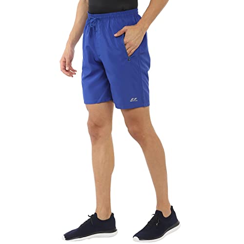 Image of Nivia Men's Sports Shorts (2037XS9 Royal Blue /Grey S)
