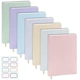 QOUBAI Jumbo Stretchable Book Covers 7PCS Reusable Fabric Book Covers with Label 9x11in Pastel Girls Protective Sleeve for Hardcover Book Textbook Cover for School Fits Most Book Sizes Up to 10x12.5in