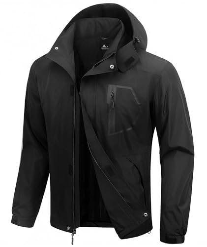 Amazon.com: SWISSWELL Mens Rain Jackets Waterproof with Hood Men