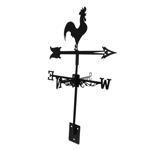 Kisangel Girouettes À Indicateur De Toit en Forme De Coq Girouette pour Jardin Girouette pour Toit Panneau De Poulet Décorations De Jardin Décorations D'Extérieur en Forme De Coq