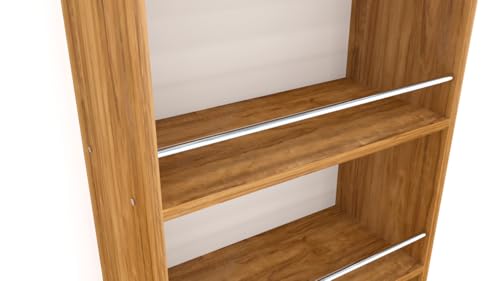 Image of SPECIALITY PANELS Kitchen Cabinet with 5 Open Shelves | Crockery Storage Cabinet | Space Organizer | Termites Resistance | Free Standing Wooden Cupboard for Kitchen Office Home | Dark Wood Finish