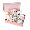 Natural Amor- Lavender Spa Gift Set-10pc Handmade Bath gift for her including soap bar, bath bomb,body yogurt, body…