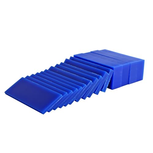Yoption Carving Wax Block Casting Wax Slice for Making DIY Jewelry and Craft Making 1LB Blue