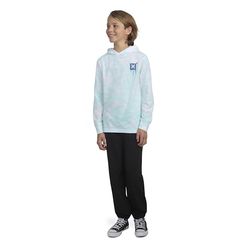 Image of Hurley boys Long Sleeve Hooded Graphic T-shirt