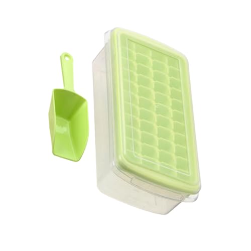 iplusmile 格蓋付き製氷皿 家用アイストレイ 耐低温プラスチック製 冷蔵庫対応 取り出しやすい氷キューブメーカー パーティーや夏の飲み物に