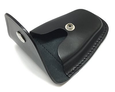 PORTA MANETTE VEGA HOLSTER 1P25 CHIUSO IN PELLE NERA