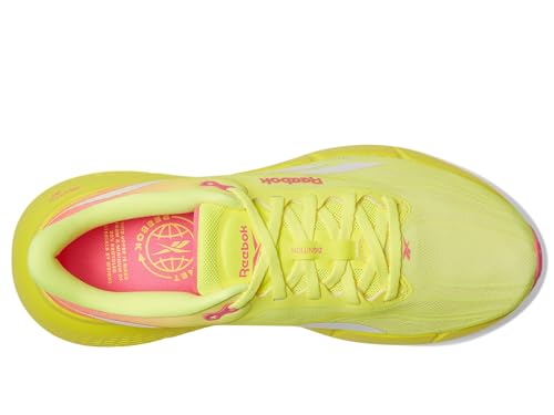 Reebok Women's Zignition Sneaker, Electric Yellow/Atomic Pink/Chalk, 7.5