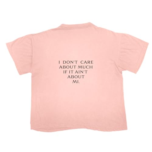 Mariah Carey Unisex-Adult Official Merch Here for It All I Don't Care Pink T-Shirt3