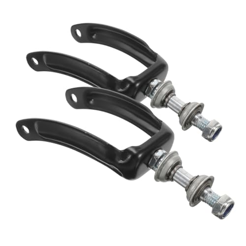 YOSADIER 2個 車椅子用交換前輪ブラケット 耐久性鋼製 前小輪対応 ユニバーサルキャスター 車椅子フロントフォーク部品 走行 ランダムカラー