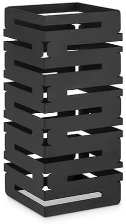 Skycap 18 in. Black Matte Finish Square Multi-Level Riser - Black - 8in.