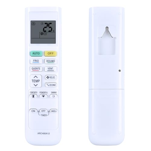 WKOLF ARC480A12 Air Conditioner - Juego de mandos a distancia de repuesto para aire acondicionado Daikin ARC480A2 ARC480A3 ARC480A4 ARC480A5 ARC480A6 ARC480A7 ARC480A8 ARC480A9 ARC480A111 0 ARC4