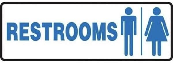 Safety Sign RESTROOMS MEN AND, Mfr: MRST530VP-A