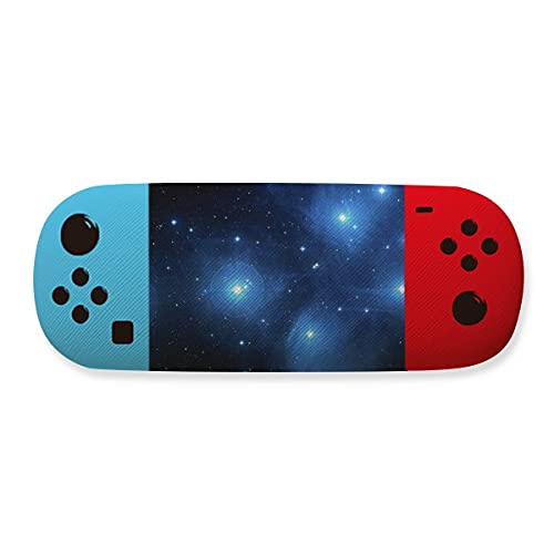 Étui de rangement pour lunettes bleu nuit motif ciel étoilé résistant