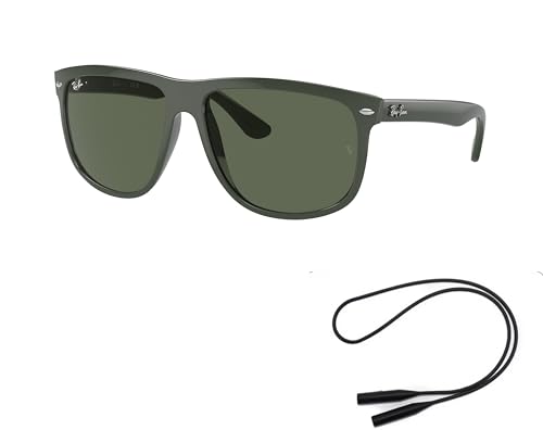 Ray-Ban RB4147 Sunglasses Bundle: RB 4147 BOYFRIEND 671931 Boyfriend Green Dark Green and Universal Anti-slip Silicone Leash2