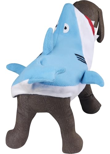 Rubie's Official 580080X Hai-Kostüm für Hunde, Haustier, Blau und Weiß, Größe XL Karneval