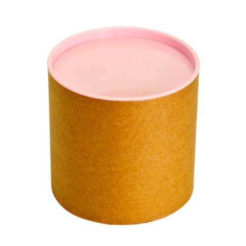 10 Tubo latas Rosa Bebê 10x10 P/Personalizar lembrancinha Festas Casamentos Batizados
