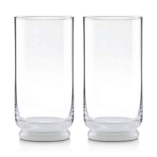kate spade New York 879997 Charles Lane Clear Hiball White, Set of 2