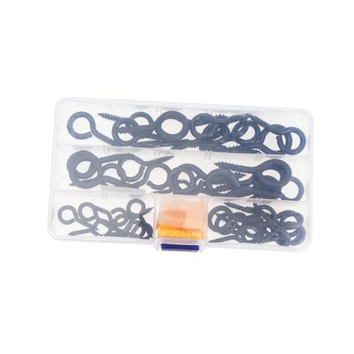 BELLIFFY Set Di Ganci Ad Occhiello Autofilettanti in Metallo Gancio A Vite Resistente Per Uso Esterno E Anti-usura E Anti-corrosione