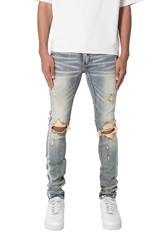 mnml Mens X560 Skinny Glitter Denim