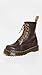Dr. Martens Unisex 1460 Bex Crazy Horse Leather 8 Eye Boot, Dark Brown, 5 US Women