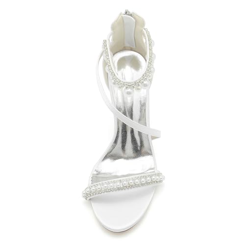 Sandales à talons hauts confortables à fermeture éclair pour pieds sublimés - 3