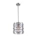 CWI Lighting 9975P10-1-601 1 Light Chandelier with Chrome Finish, Chrome Finish