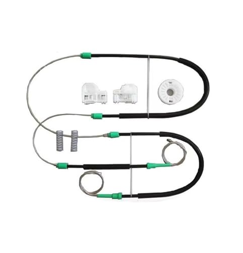 Regulador de ventana de hierro y plástico para puerta delantera derecha de coche VW 6N