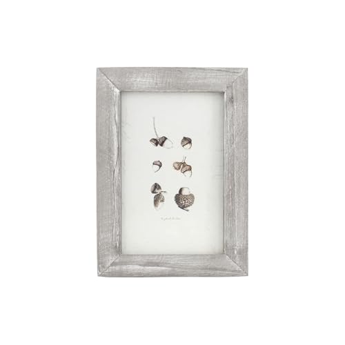 Marcos de Fotos de Madera, Marcos de Fotos Vintage Retro, Portaretratos para Fotos Vintage Pequeñas Antiguo Shabby con Soporte para Decorar Salones Pasillos Dormitorios Oficinas 9x13 cm (Color madera)