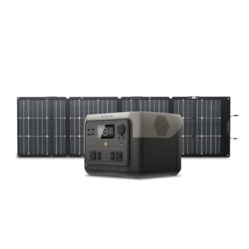EcoFlow River 2 Max Portable Power Station 499Wh + 220W Solar Panel