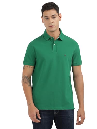 Image of Tommy Hilfiger Men's Cotton Regular Fit Polo T-Shirt