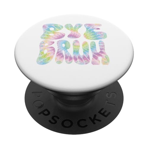 Bye Bruh Teacher Matrice de découpe « Happy Last Day of School » PopSockets PopGrip Interchangeable