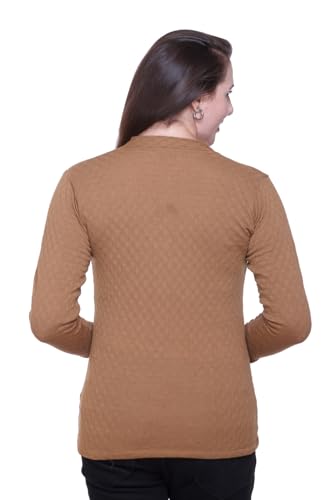 Image of Women Sweater for Winters Woolen Acrylic Full Sleeve V-Neck Cable Design Cardigan Sweater for Women Winter Woollen Stylish