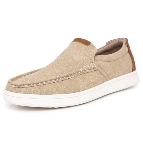 Image of Nautica Men's Slip-On Loafers Casual Moc Toe Sneakers Boat Shoes Slipper for Men - Lightweight & Comfortable - Derwin