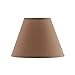 Aspen Creative 32069, Hardback Empire Transitional Spider Sienna Brown Lamp Shade, 6
