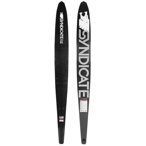 HO Syndicate Works 01 Slalom Waterskis Black/Silver XLarge
