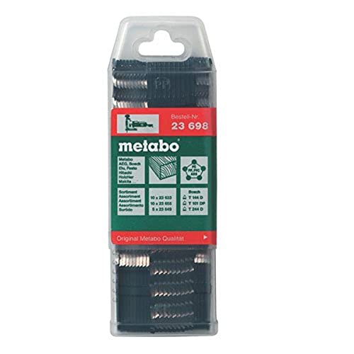Metabo 623698000 Assortiment de 25 Lames de scie sauteuse