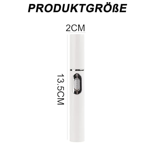 Lichttherapie Stift, Blau Licht Therapie Stift gegen Akne, Blase Drive, Venen Kräufe, Haut verbessern Gesicht und Körper, Narben reduzieren, Augenkringe, Schwellungen und Falten