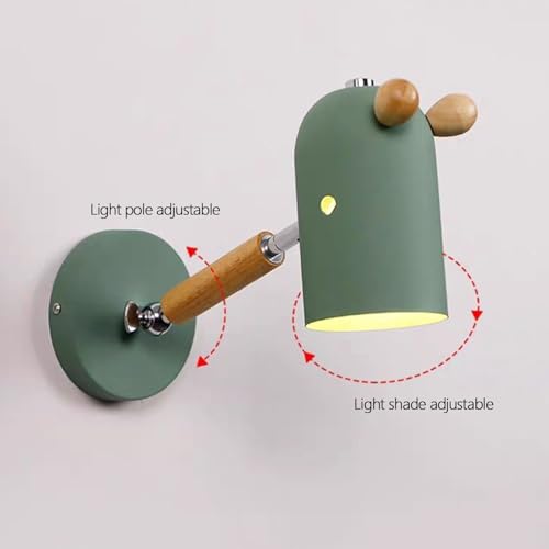 Lámpara de pared infantil orientable que evita reflejos al estudiar 2