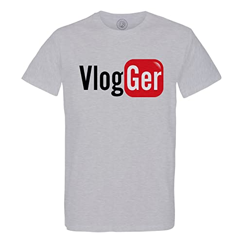 T-Shirt Vlogger Parodie en coton bio pour homme fatigué des vêtements inconfortables