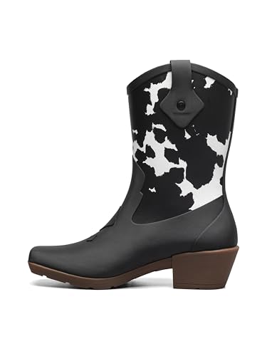 Botte de Western BOGS Jolene Mid Deco Femme en cuir imperméable