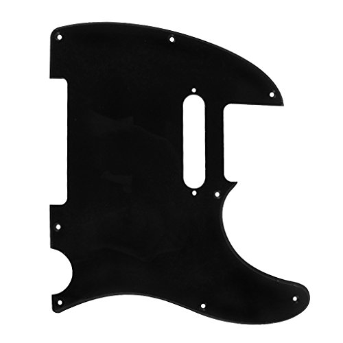 IKN 8 trous 1 pli noir Tele Pickguard plaque de protection de trou de cou à bobine unique avec vis de montage pour… - Les Beatles, Paul McCartney, John Lennon, RIngo Starr, George Harrison IKN 8 trous 1 pli noir Tele Pickguard plaque de protection de trou de cou à bobine unique avec vis de montage pour… – Image 6