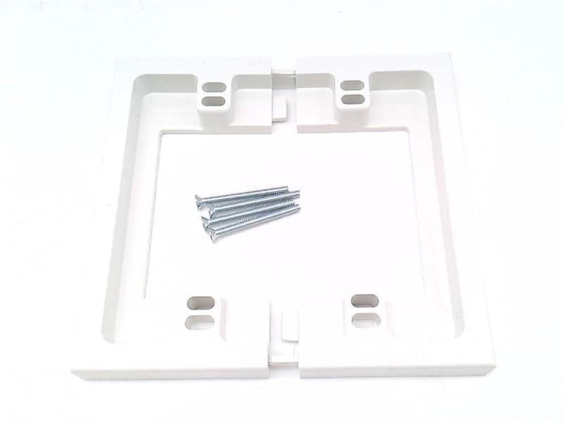 ARLINGTON Industries BES2 2- Gang, 5/8" DEEP, Cubic INCHES: 3.500 in, Non-Metallic Box Extender, White