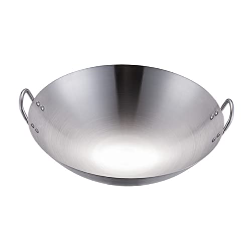 Wok de acero inoxidable VOSAREA con diseño bianaural miniatura 1