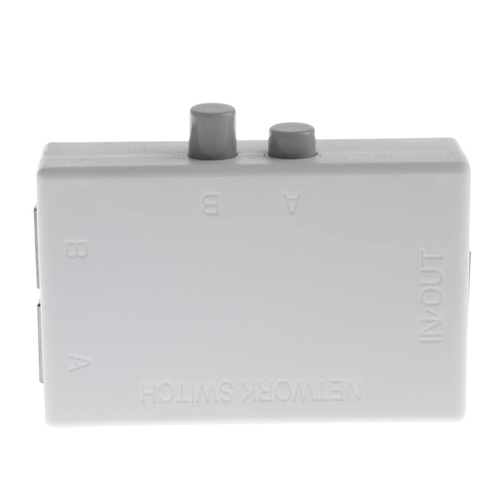 RJ45 2 Ports External Push Botton Network Switch RJ45-2M for PC Laptop-image-49