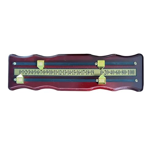 Tableau de score shuffleboard bois compteur points billard accessoire snooker mural - 5