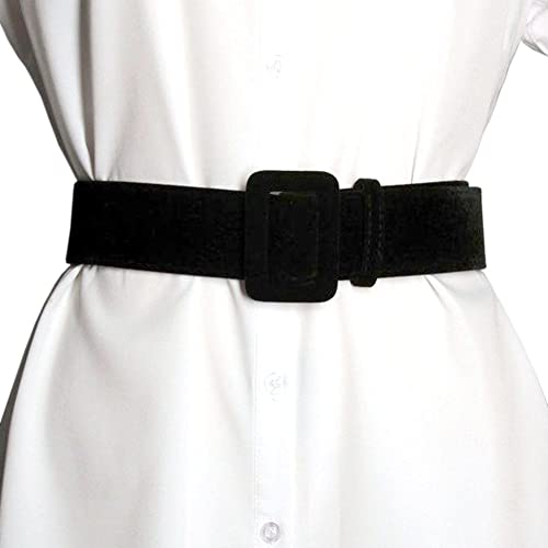 Women Velvet Wide Belt Cinch Corset Waistband High Waist Belts for Dress Vintage Retro