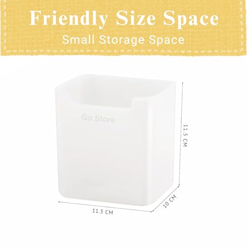 Image of GO STORE 6 Pack Fridge Storage Boxes Multipurpose Containers for Storage Space-saving Refrigerator Side Door Organizer for Fridge Kitchen Fruits, Vegetables Storage Containers - Transparent